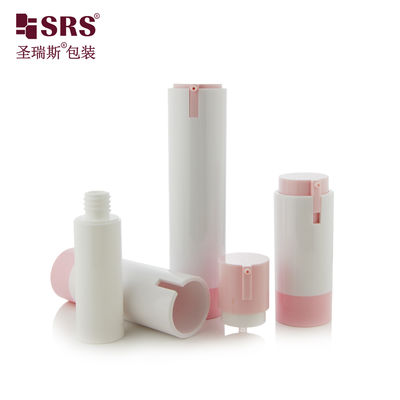 खरीदें Refillable Airless Pump Bottle 15ml 30ml 50ml AS+PP Cosmetic Container ऑनलाइन निर्माण