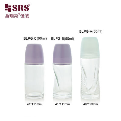 खरीदें Customizable Dome Glossy Cap Option Glass Roll On Bottle with Free Stock Sample ऑनलाइन निर्माण