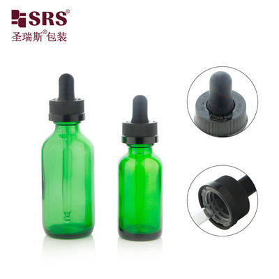 खरीदें 30ml 60ml Hot Selling Glass Dropper Bottle with Child Resistant Cap for Skincare Serum Oil ऑनलाइन निर्माण