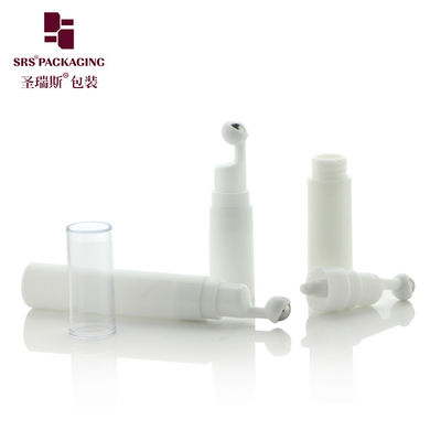 ऑयल क्रीम प्लास्टिक रोल ऑन एप्लिकेटर बोतल सफेद 6ML 12ML 15ML