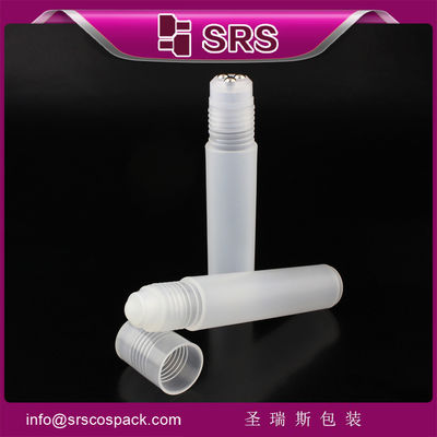 ग्रीन 5ml परफ्यूम फॉर्मूला के लिए लीक प्रूफ सील के साथ पारदर्शी RPP-8ml रोल ऑन बोतल