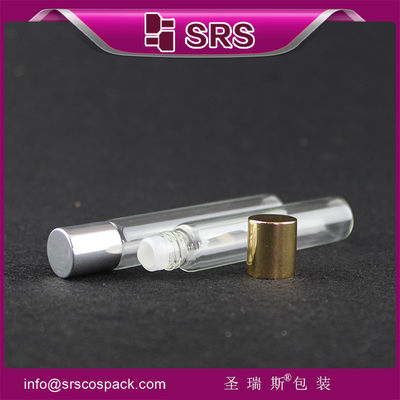 ग्लास रोल पर बोतल 8ml ग्लास रोलर बॉल बोतल स्टील