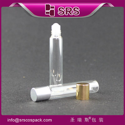 ग्लास रोल पर बोतल 8ml ग्लास रोलर बॉल बोतल स्टील