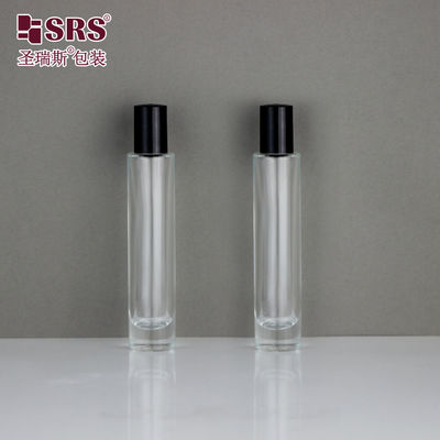 GB1-15ml आवश्यक तेल पीपी प्लास्टिक पेंच टोपी के साथ बोतल पर स्पष्ट ग्लास रोल