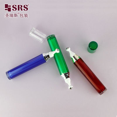 आँख क्रीम सौंदर्य प्रसाधन खाली एक्रिलिक रोल ऑन बोतल 15ml/20ml एसएस बॉल के साथ