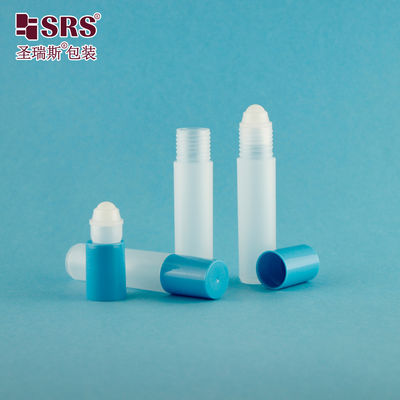 आवश्यक तेल और इत्र के लिए रोल ऑन कैप के साथ विभिन्न रंगों में चिकनी खत्म 10ml प्लास्टिक रोल ऑन बोतल
