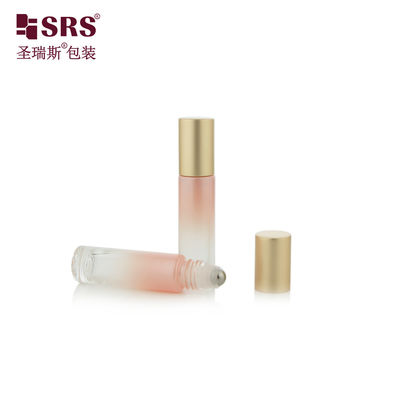 BLPM-10ML सुगंधित तेल SS304 गेंद के साथ खाली ग्लास रोलर बोतल