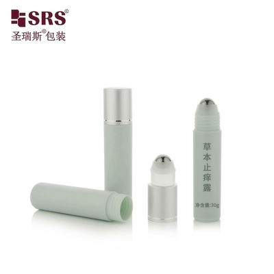 RPA(S) 30ml खाली सिलेंडर आकार रोल ऑन एप्लीकेटर बोतल