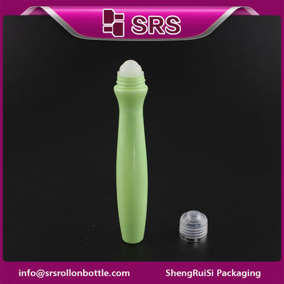 SRS पैकेजिंग प्लास्टिक 15ml हरी रंग PETG रोल प्लास्टिक की गेंद के साथ बोतल पर