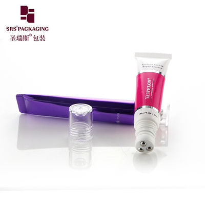 कॉस्मेटिक खाली 3 स्टेनलेस रोलर बॉल ट्यूब आँख क्रीम के लिए Squeeze D19mm