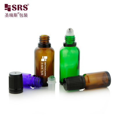 BLPF-30ML आवश्यक तेल कांच खाली रोलर बॉल कंटेनर छेड़छाड़ के सबूत टोपी के साथ