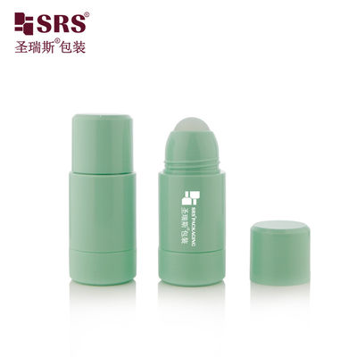 प्लास्टिक पीपी ग्रीन डिओडोरेंट रोलर बॉल बोतल फिर से भरने योग्य 50ml 75ml