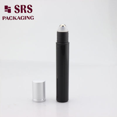 SRS निर्माता खाली काले प्लास्टिक 15ml रोल पर बोतल के लिए इत्र