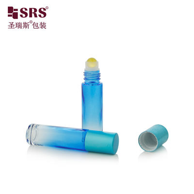 BLPM-10ml ग्रेडिएंट स्काई ब्लू इंडस्ट्रियल ग्लास पर्फ्यूम रोलर पर्सनल केयर के लिए स्किनकेयर एसेन्स पैकेजिंग के लिए इस्तेमाल किया जाता है