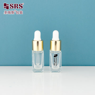 D97-4ml ब्लैक सिल्कस्क्रीन लोगो अनुकूलित आवश्यक तेल ग्लास ड्रॉपर बोतल सटीक वितरण के लिए