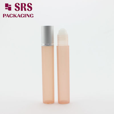 SRS खाली प्लास्टिक कॉस्मेटिक 15ml बोतल प्लास्टिक रोलर बॉल के साथ