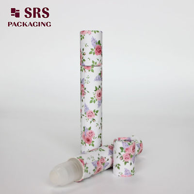 SRS खाली कॉस्मेटिक 15ml प्लास्टिक रोल कागज पैकेजिंग के साथ बोतल पर