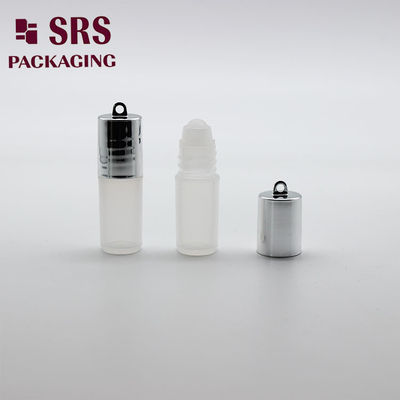 एसआरएस खाली 3ml प्लास्टिक मिनी स्पष्ट रंग इत्र रोलर बॉल बोतल
