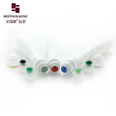 SRS8449-15ML नेत्र सीरम पैकेजिंग के लिए PETG प्लास्टिक रत्न रोलर बोतल