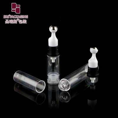 A0031-5ml 10ml 12ml 15ml आई क्रीम बोतल रोल ऑन बॉल के साथ एयरलेस पंप रोलर बोतल खाली पैकेजिंग आपूर्तिकर्ता